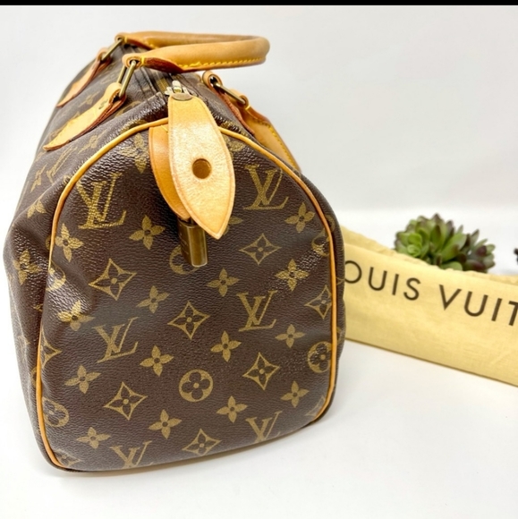 100% ORIGINAL Louis Vuitton Speedy 30 Hand Bag - Picture 4 of 11